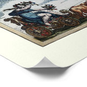 Weltkarte von Joan Blaeu - 1664 Poster (Ecke)