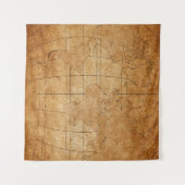 Weltkarte Wandteppich (Vorderseite (Horizontal))