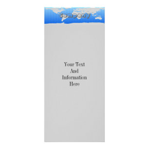 Weltkarte Werbekarte