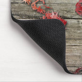 Weltkarteholz 9 mousepad (Ecke)