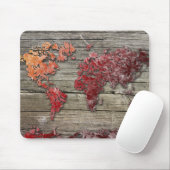 Weltkarteholz 9 mousepad (Mit Mouse)
