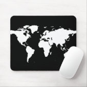 Weltkarten ~ benutzerdefinierbare Farbe Mousepad (Mit Mouse)