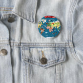 Weltkarten für Kinder Button (Beispiel)