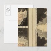 Weltkarten Postkarte (Vorne/Hinten)