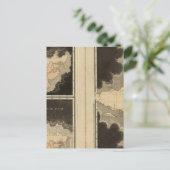 Weltkarten Postkarte (Stehend Vorderseite)