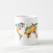 Weltkarten-Tasse Kaffeetasse (Mittel)