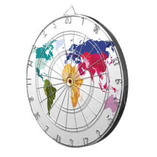 Weltkartepfeilbrett Dartscheibe