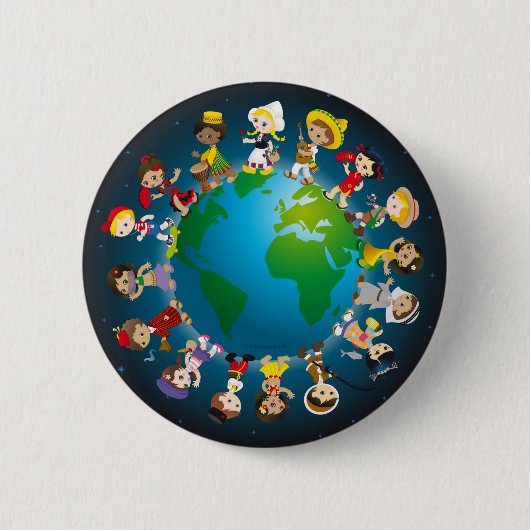 Weltkidz Button (Vorderseite)