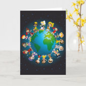 Weltkidz Karte (Gelbe Blume)