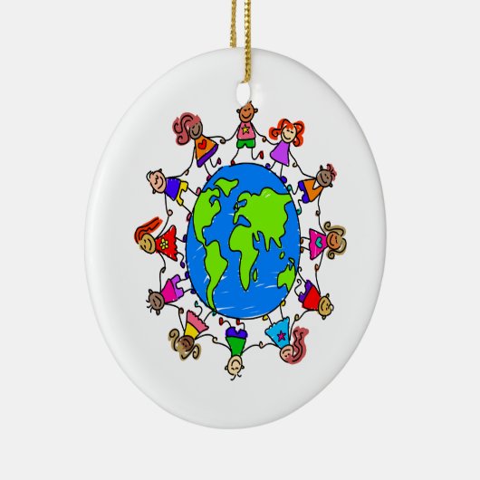 Weltkinder Keramikornament (Rechts)