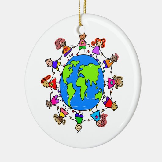 Weltkinder Keramikornament (Links)