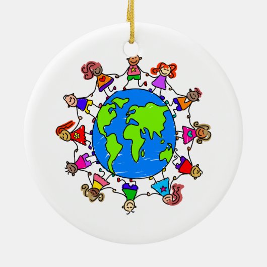 Weltkinder Keramikornament (Hinten)