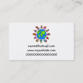 Weltkinder Visitenkarte (Rückseite)