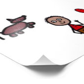 Weltkinderplakat Fotodruck (Ecke)