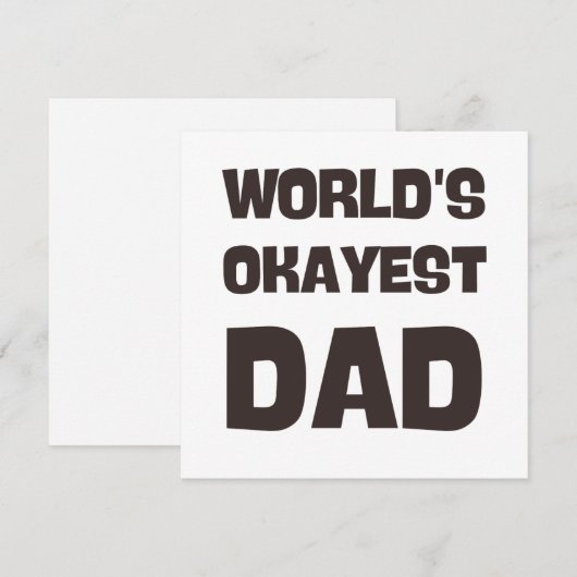 Weltklasse abgesegneter Vater (Vorne/Hinten)