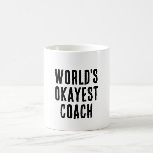 Weltklasse Coach Funny Kaffeetasse (Mittel)