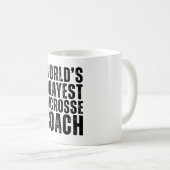 Weltklasse Lacrosse Coach Funny Kaffeetasse (VorderseiteRechts)