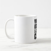 Weltklasse Lacrosse Coach Funny Kaffeetasse (Links)