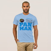 Weltklasse Pan Man on BLUE T-Shirt (Vorne ganz)