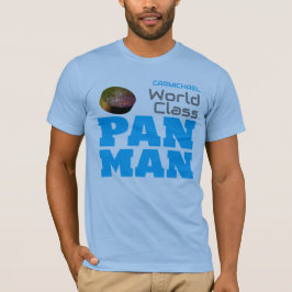 Weltklasse Pan Man on BLUE T-Shirt