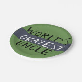 Weltklasse Pappteller (Schrägansicht)