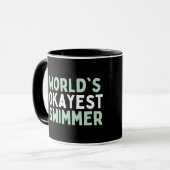 Weltklasse-Schwimmer, Geschenk für Schwimmer Tasse (Vorderseite Links)