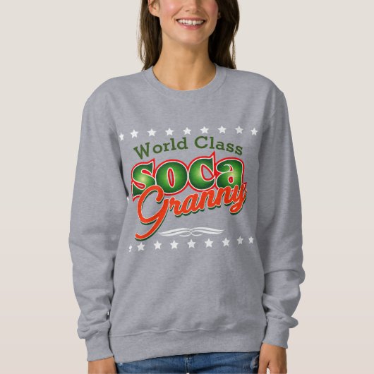 Weltklasse Soca Granny Sweatshirt (Vorderseite)