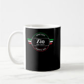 Weltklasse Zio Italienischer Stolz Shirt Kaffeetasse (Links)