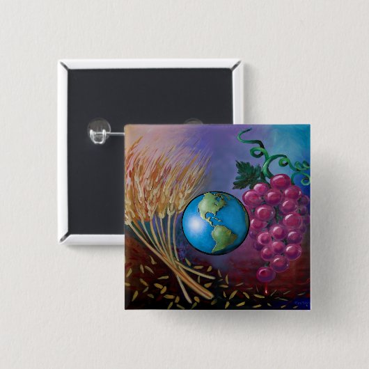 Weltkommuniontag Button (Vorne & Hinten)