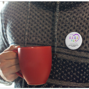 Weltkrebsbewusstsein Button