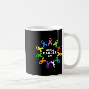 Weltkrebstag - Bewusstsein für den Krebs 3 Kaffeetasse