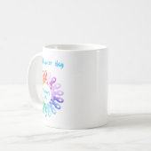 Weltkrebstag Kaffeetasse (Vorderseite Links)