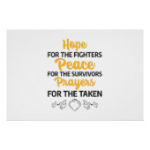 Weltkrebstag Poster (Vorderseite)