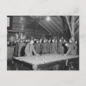 Weltkrieg 1 YMCA Pool Hall, 1910er Postkarte (Vorderseite)