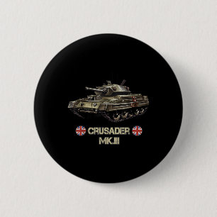 Weltkrieg 2 Britische Armee Tank Kreuzfahrer Mk.3  Button