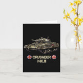 Weltkrieg 2 Britische Armee Tank Kreuzfahrer Mk.3 Karte (Gelbe Blume)