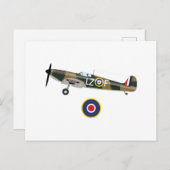 Weltkrieg 2 Britische Flugzeuge Postkarte (Vorne/Hinten)