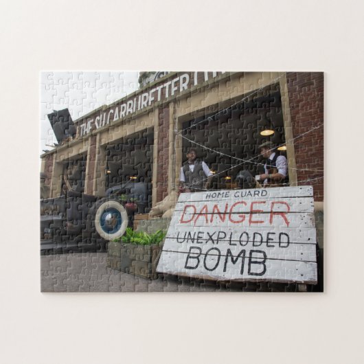 Weltkrieg 2 - der Zuhause-Schutz Puzzle (Horizontal)