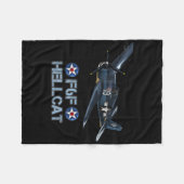 Weltkrieg 2 F6f Hellcat Kampfflugzeug Fleecedecke (Vorderseite (Horizontal))