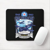 Weltkrieg 2 F6f Hellcat Kampfflugzeug Mousepad (Mit Mouse)