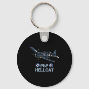 Weltkrieg 2 F6f Hellcat Kampfflugzeug Schlüsselanhänger