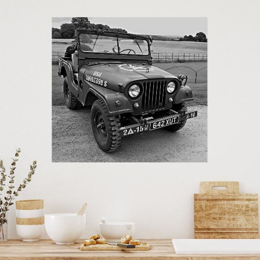 WELTKRIEG 2 JEEP POSTER (Küche)