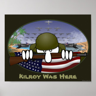 Weltkrieg 2 Kilroy Poster 1