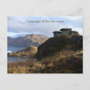 Weltkrieg Aussichtsbunker, Insel Unalaska Postkarte