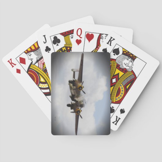 Weltkrieg-Bomber-Spielkarten Spielkarten (Rückseite)
