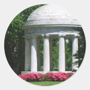 Weltkrieg-Denkmal-Aufkleber Runder Aufkleber