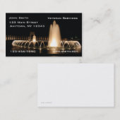 Weltkrieg-Denkmal-Visitenkarte Visitenkarte (Vorne/Hinten)