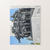 Weltkrieg ein und zwei Monumente Ottawa Kanada. Puzzle (Vertikal)