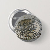 Weltkrieg-Emblem, Washington DC Button (Vorne & Hinten)