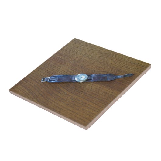 Weltkrieg-Graben-Uhr Fliese (Seite)